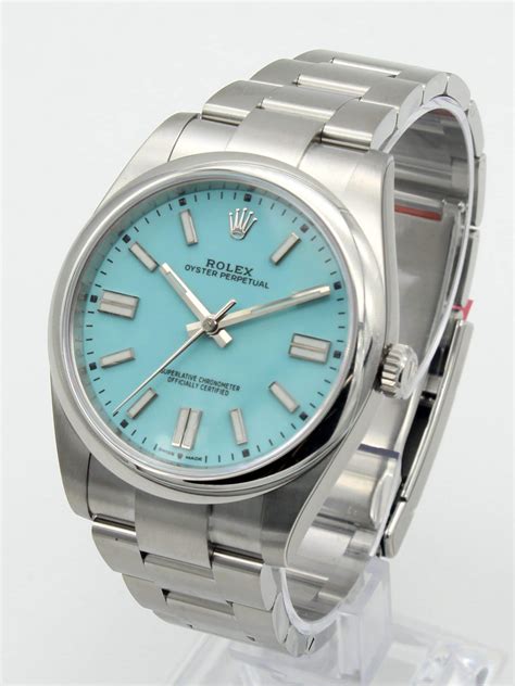 men rolex blue dial|rolex with tiffany blue dial.